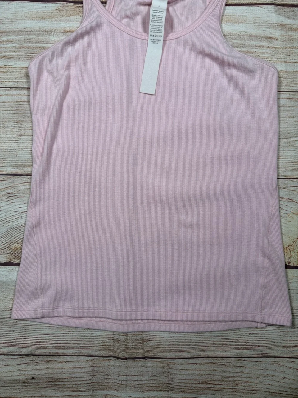 Lululemon Light Pink Ribbed Tank‎